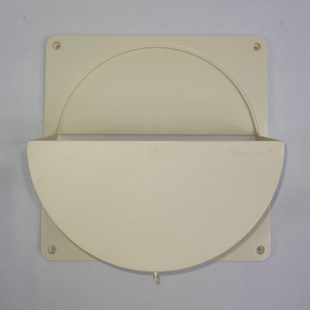 Tupperware Vintage Plastic Lid Organizer Screw On Wall